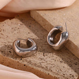 KIKI Chunky Hoops 18K Gold/Silver Plated Stainless Steel