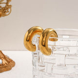 MIKKA 18K Gold AND Silver Plated Hoops