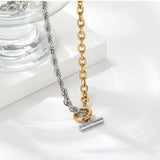 LOLA 18k Gold Plated Mixed Tone Robe Chain
