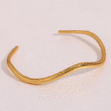 YARA 18K GOLD PALTED STAINLESS STEEL CUFF