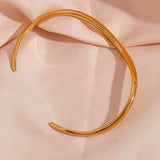 YARA 18K GOLD PALTED STAINLESS STEEL CUFF