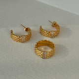 EMRIE Earrings and Matching Rings