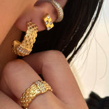 EMRIE Earrings and Matching Rings