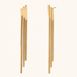 GIA Tassel Chain Earring