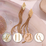 GIA Tassel Chain Earring