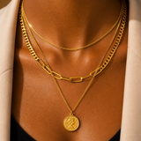 Helina Layered Coin Necklace