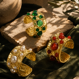 Amber Muse Adjustable Ring
