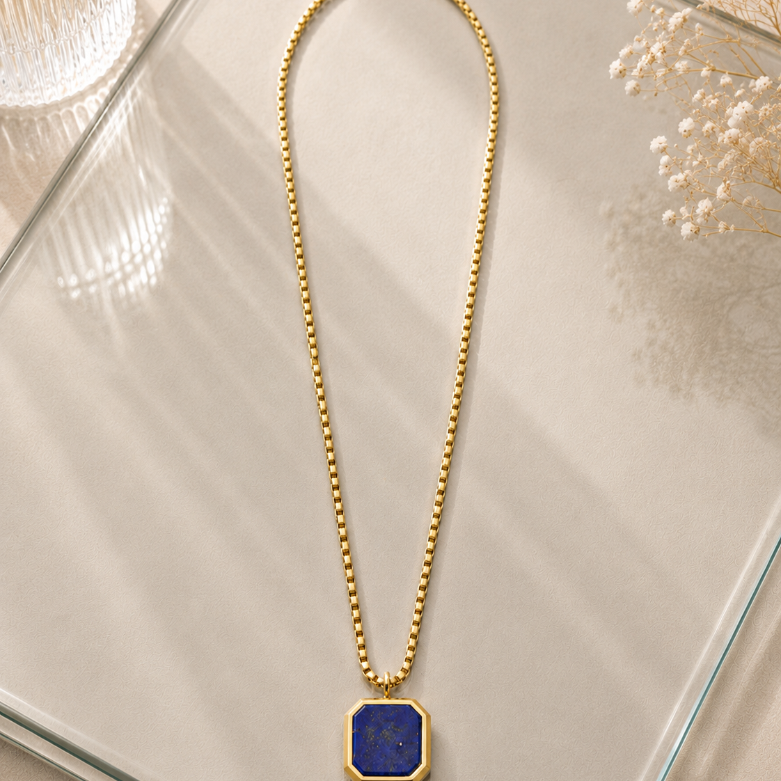 Muse Collection | Lapis Pendant Necklace