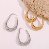 AVA 18K Gold/Silver Plated Earrings