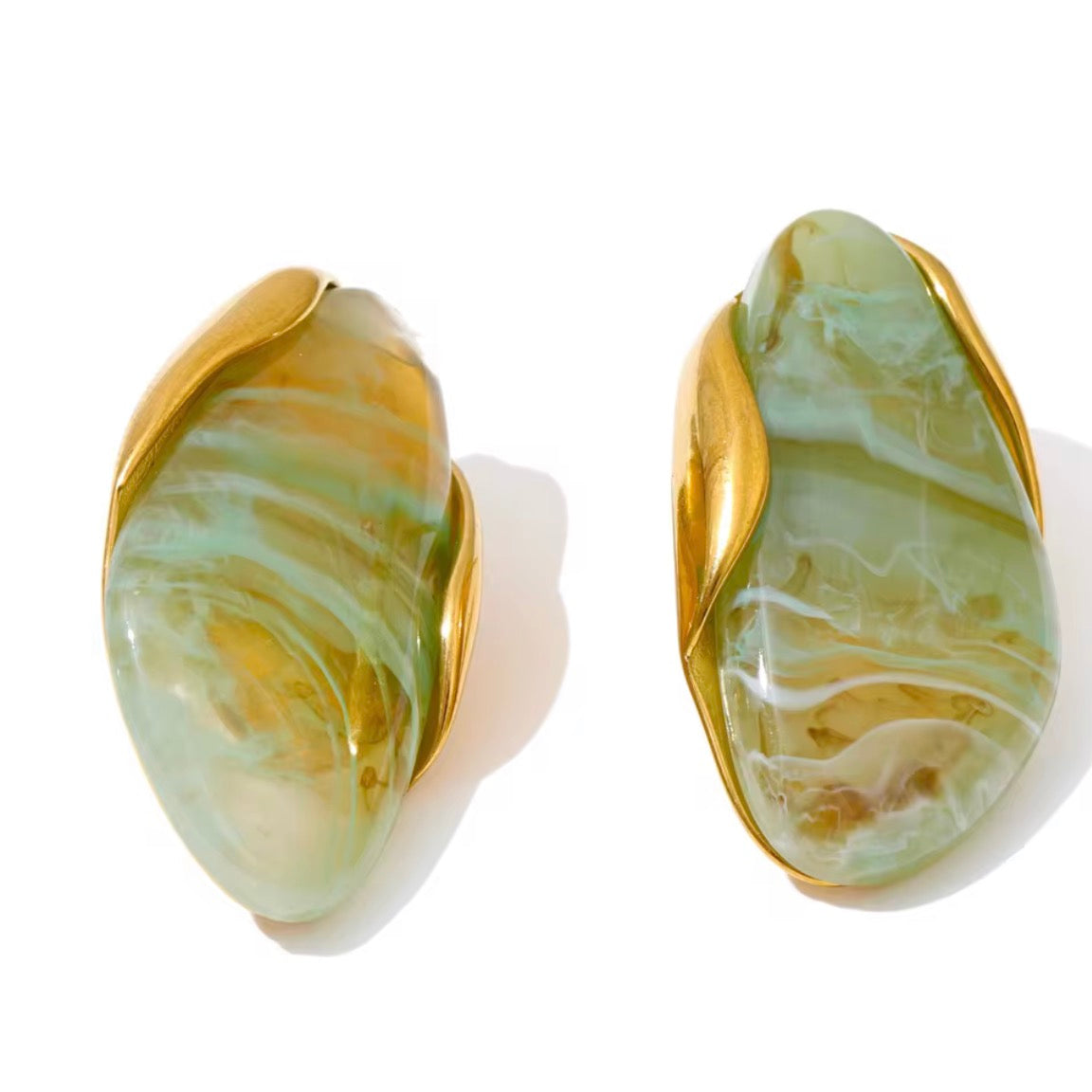 Amber Muse Statement Earrings