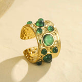 Amber Muse Adjustable Ring