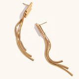GIA Tassel Chain Earring